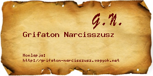 Grifaton Narcisszusz névjegykártya